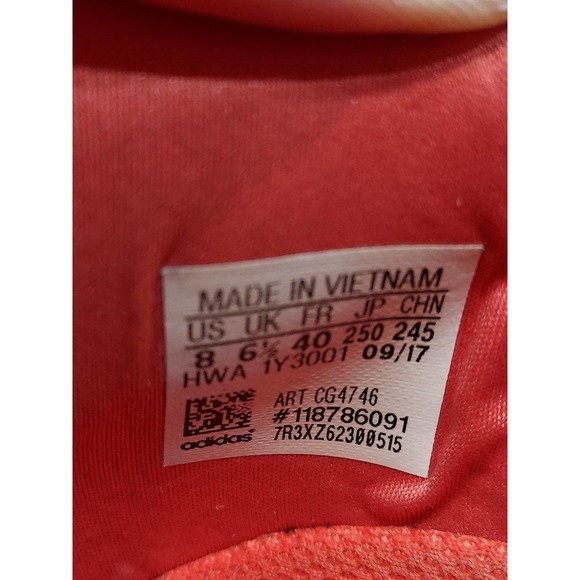 ADIDAS ALPHABOUNCE RC Running Shoes Womens Trace Red Orange CG4746 Size 8 - Picture 7 of 7